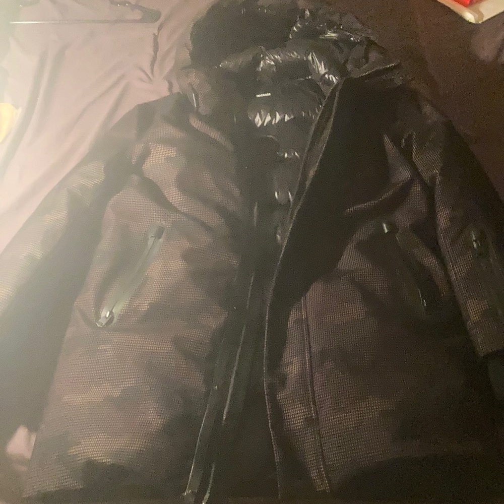 Mackage army camo Winter coat sz 40